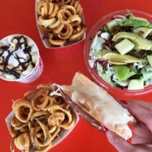 Gluten-free fries, grilled cheese, and salads from Top Round Roast Beef